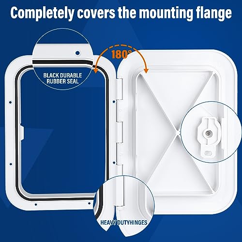 Image of NovelBee 10-5 /8 inch X 14-3 /4 inch Boat Hatch,Marine Access Hatch