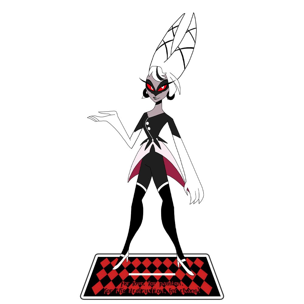 Zhongkaihua Hazbin Hotel Charlie Morningstar Lucifer Morningstar Acrylic Stand Figure 15CM Home Display Desktop Standing Plaque Ornament