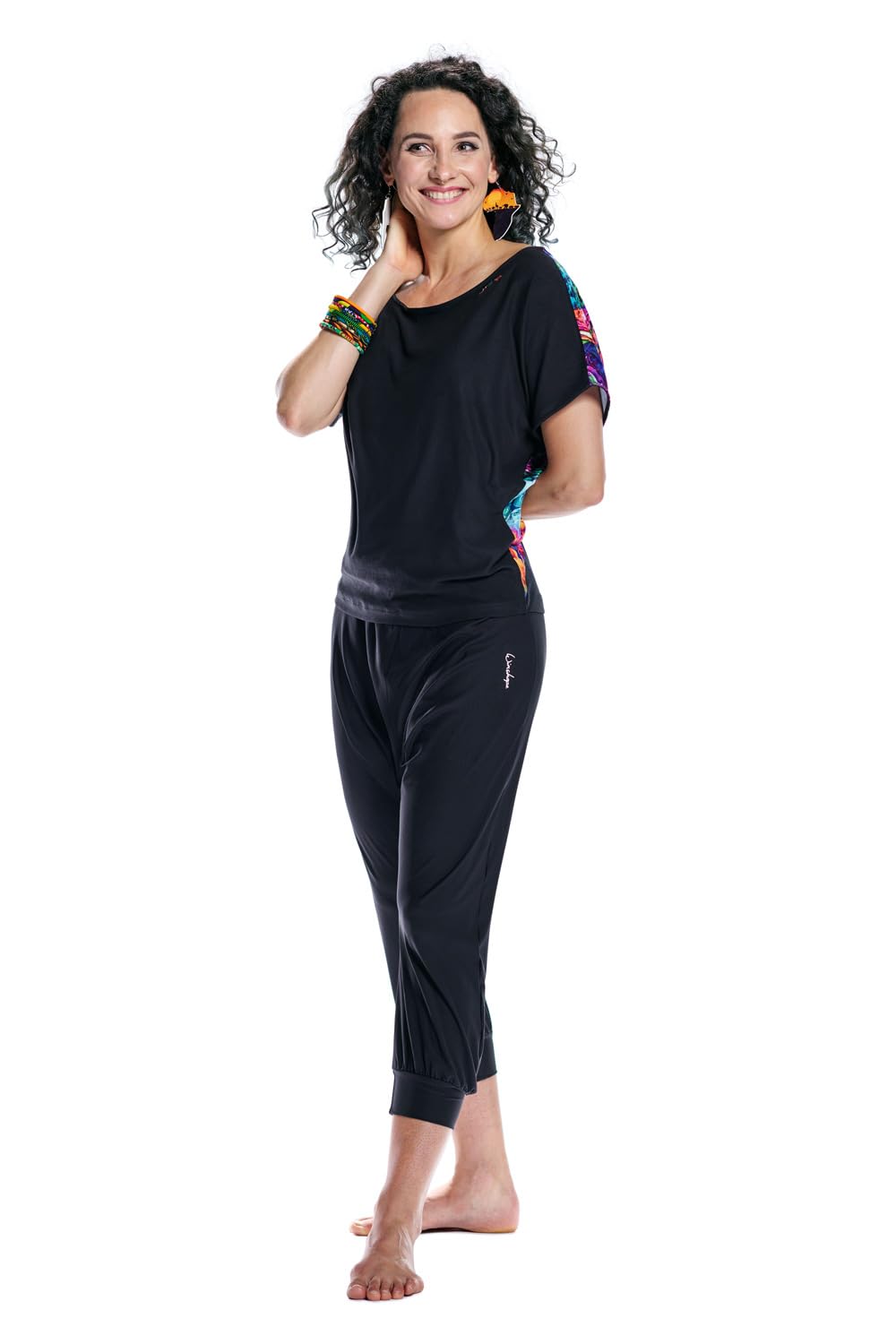 WINSHAPE Pantalones Harén para Mujer Muy Ligeros Y Funcionales 7/8 Hp301 - Pantalón de Entrenamiento Mujer