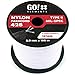 GO!elements 100m Paracord corda in nylon antistrappo - 3mm Paracord 425 tipo II linee come corda da esterno, corda multiuso, corda di sopravvivenza - linea in nylon max. 192kg, Color:Bianco