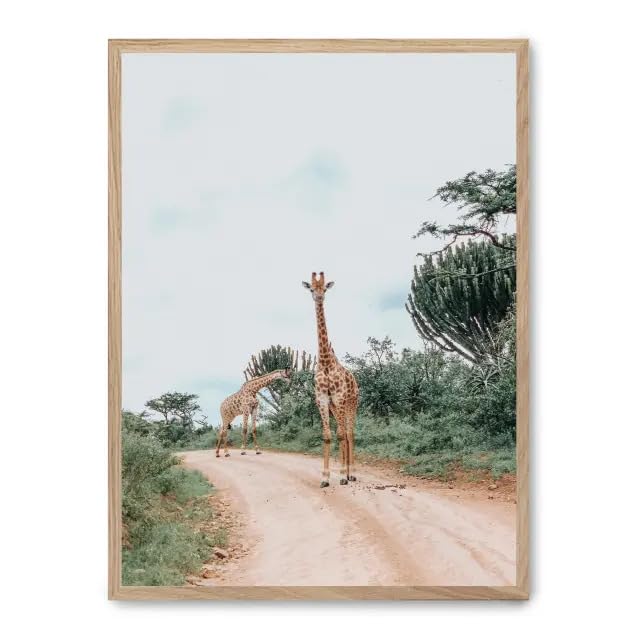 Cuadro giraffe in the savana iii tableau déco salon FASE5