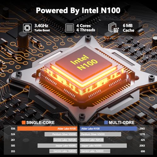 Image of Gaming Laptop,Laptop Computer,16GB DDR4 512GB SSD,16 Inch,with Full Metal Housing,N100CUP(UP to 3.4Ghz),BT,WiFi,3XUSB3.2,Supports Type C Charging,Webcam,5000Mah Battery,Gray