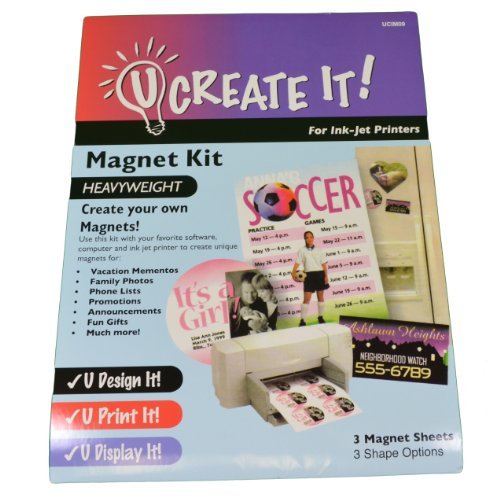 Magnet Kit U CREATE IT Heavyweight Paper for Printers by U Create It