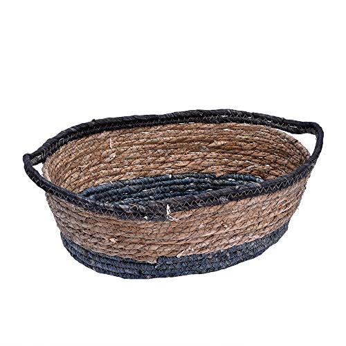 YAHOME Handmade Storage Container Bins Basket Wicker/Basket Storage Baskets for Towel, Or for Organizing Closet, Bedroom, Bathroom (34x21x12)