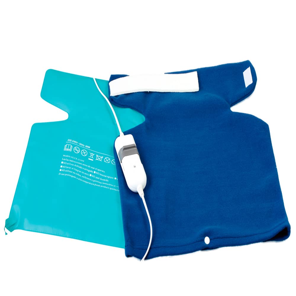 Neck and back pad, size: 40x38 cm. 3 temperature levels, power: 60W. Overheat protection. THULOS TH-EB200, 1 unit
