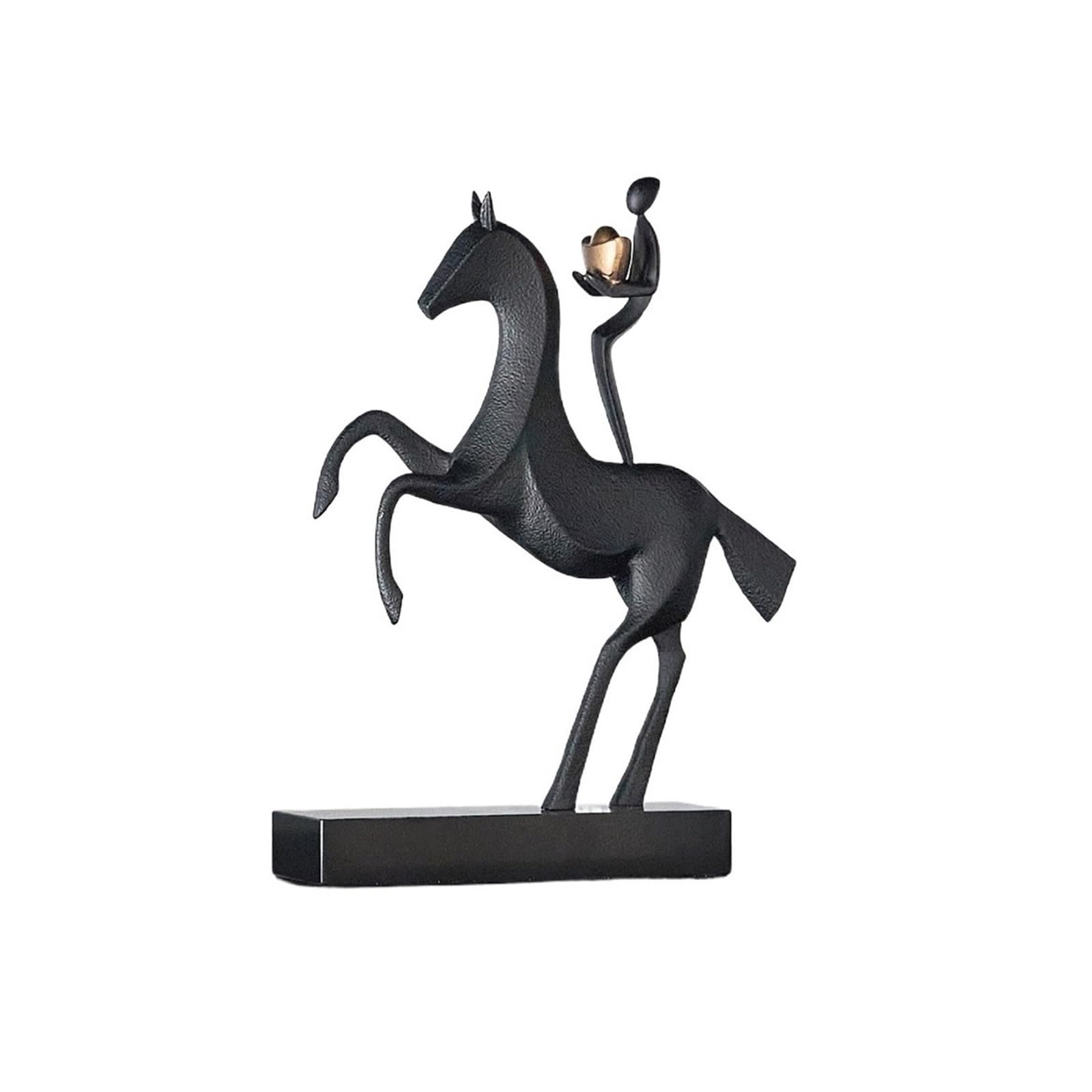 AILIUXIAOYAN Home Hecor Abstract Creative Horse Sculpture Living Room Study Decoration Gift Collection