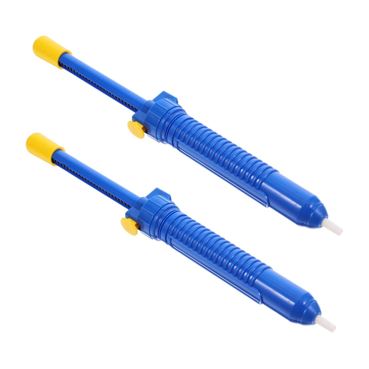 Cabilock 2pcs Solder Absorber Solder Sucker Tool Soldering Sucker Electric Pumps Nozzles Solder Removal Tool Solder Sucker Pump Solder Pump Plastic Blue
