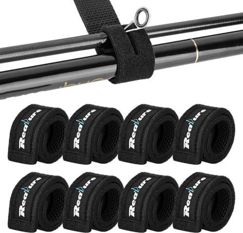 🐟 【Cinturino regolabile per canna da pesca】 Fibbia elastica leggera, buona elasticità, antiusura, può essere facilmente regolata alla lunghezza desiderata.