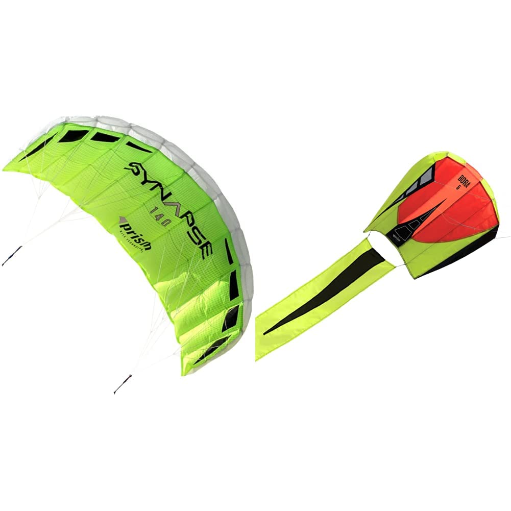 Prism Kite Technology Synapse Dual-line Parafoil Kite - an Ideal Entry Level Kite for Kids and Adults to Dual-line Kiting