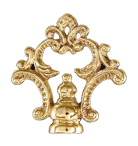 Image of B&P Lamp 2 3 /8 inch Cast Brass Finial, Tap 1 /8F, Unfinished