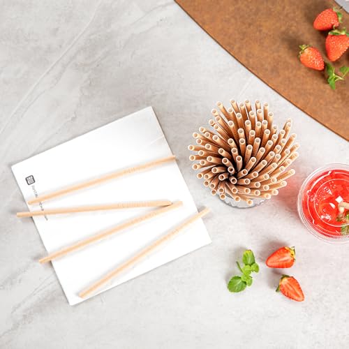 Pitillos de papel flexibles Kraft 1000 unidades 19.69 cm miniatura 6