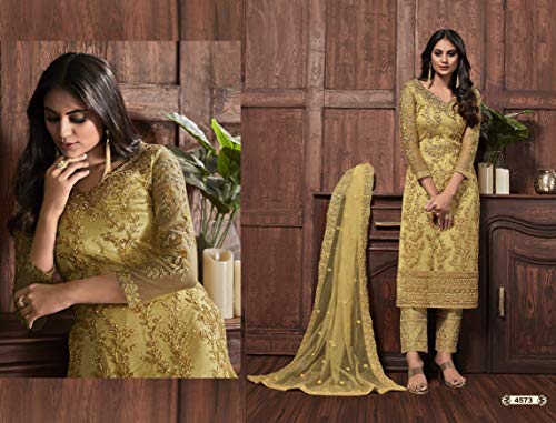 Image of Delisa Indian Pakistani traditional Eid Party Plus Size ready to wear salwar kameez suit Dress for women with dupatta-2088