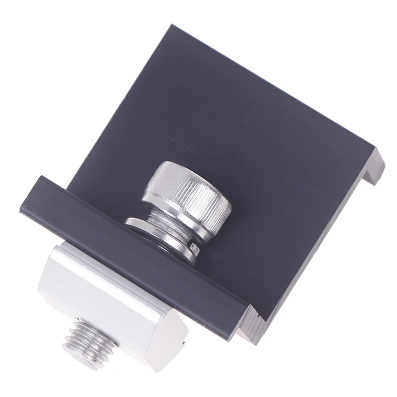 Supporti per pannelli solari, morsetti di fissaggio regolabili per pannello solare, estremità e clip centrale fotovoltaica per l'installazione di accessori (35 mm)
