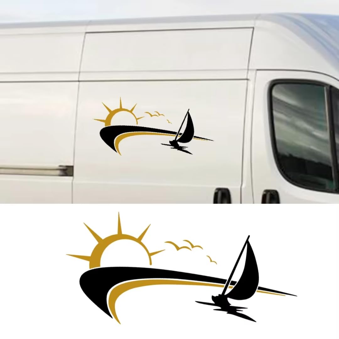 Auto-Aufkleber für SUV, Camper, Wohnmobil, Van, Wohnmobil, Wohnwagen, Pickup, Camping, Auto-Zubehör, Auto-Aufkleber, Dekoration