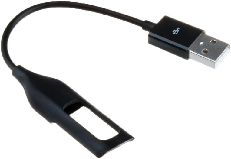 GOOQ Replacement USB Charging Charger Cable Cord for Fitbit Flex Band Wireless Activity Bracelet - 0.59 Feet Black