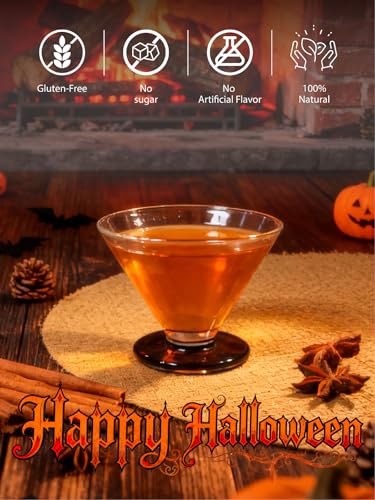 Image of TeeLux Decaf Pumpkin Spice Black Tea, Mellow Decaffeinated Black Tea with Cinnamon, Cloves, Ginger & Creamy Pumpkin Flavor, Warm & Aromatic, 100 Count
