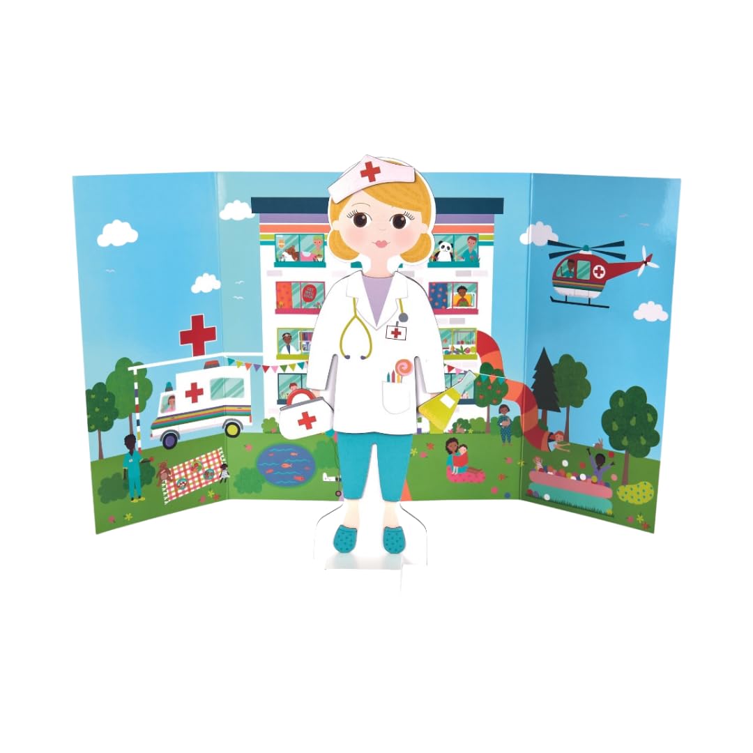 FLOSS & ROCK FLS44P6442 - FLORENCE MAGNETIC DRESS UP DOLL