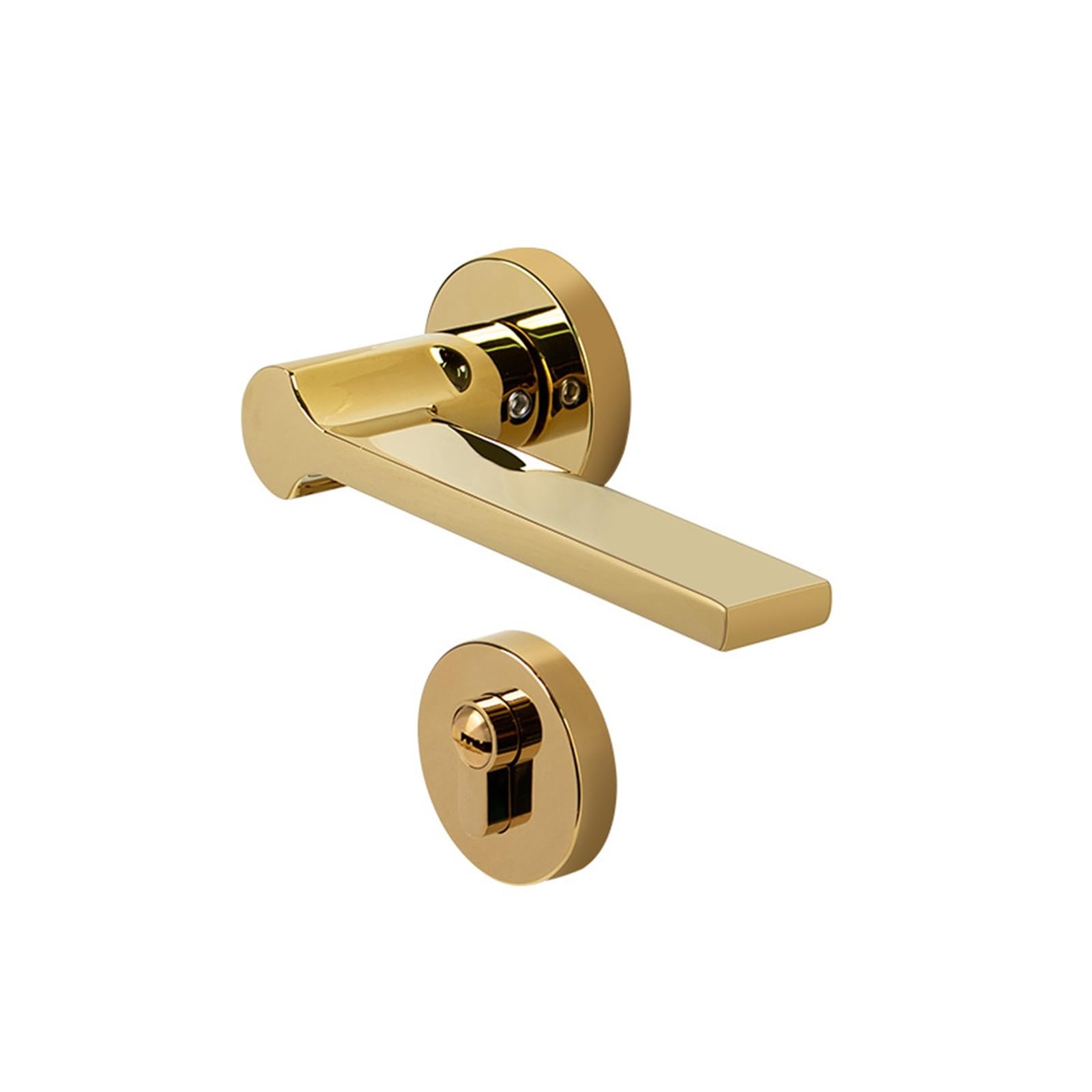 Kfvmvtdw One Color Lever Door Lock For Bedroom Silent, Magnetic