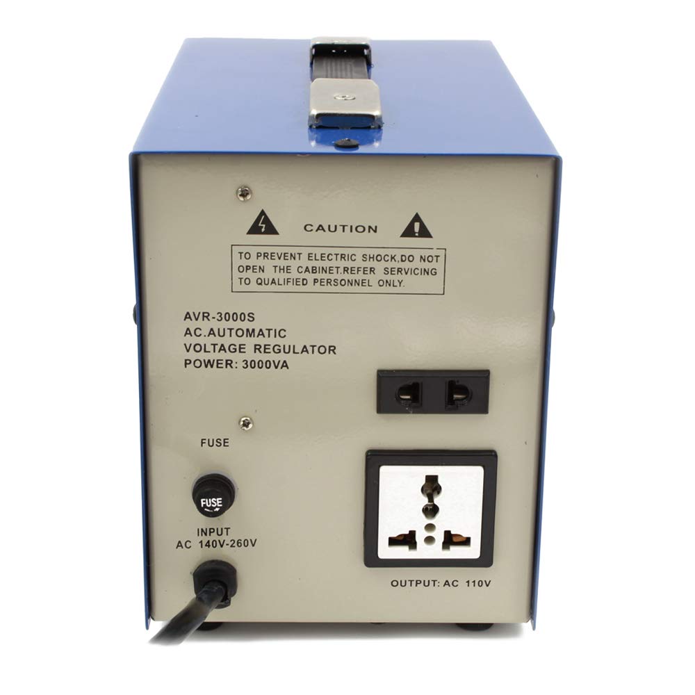 Heavy Duty 3000W Watt Step Down 220 to 110 Power Voltage Converter Transformer Stabilizer