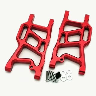 for Arrma 1/10 Seton AR330372 Aluminum Rear Lower Suspension Arms Red