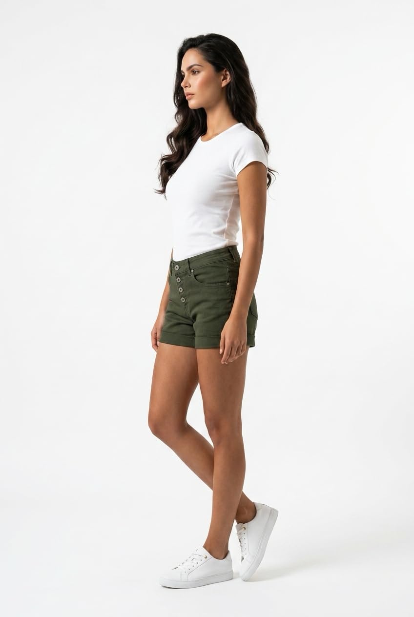 Please - Pantaloncini P88 N3N, stile militare