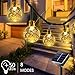 Produktbild BOZHZO Solar Lichterkette außen, 50er LED Kugeln Lichterkette 7M Kristall Warmweiß, 8 Modi IP65 Wasserdicht Lichterkette, Bäume, Weihnachten, Hochzeit, Party, Indoor und Outdoor