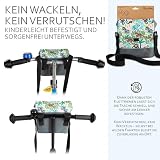 BAMBINIWELT torba na kierownicę – rowerowa torba dla dzieci, torba na rower biegowy i kosz z paskiem na ramię – kompatybilna z Puky, Woom & Roller – odporna na wodę