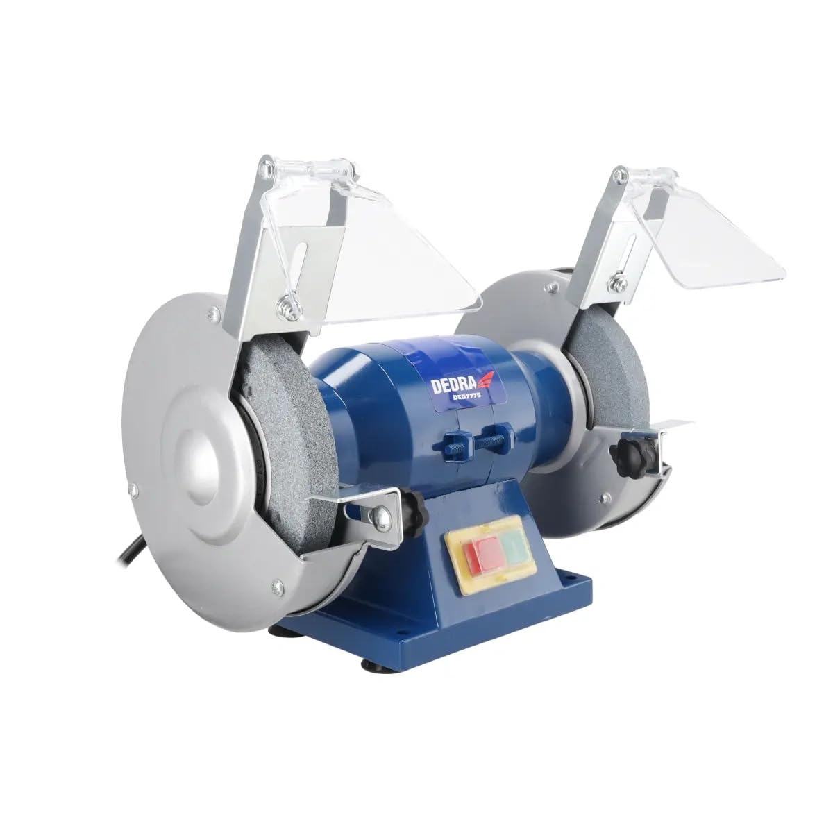 Touret à Meuler – Puissance 150W – Meules 125mm – Idéal pour Affûtage de Couteaux, Ciseaux et Burins – Stable, Robuste avec Carter Métallique et Protections Étincelles
