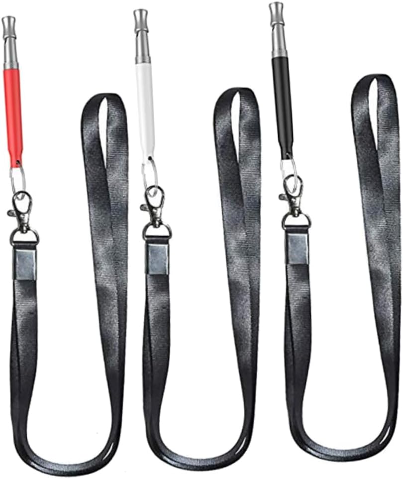 balacoo 3pcs Dog Whistle Training Chihuahua Husky Dog Training Tools Huskies Doggie Dog Ropes Doggy Puppy Supplies Outside Dog Leash Cable with Stake Belt Whistle for Dogs Pet Whistle