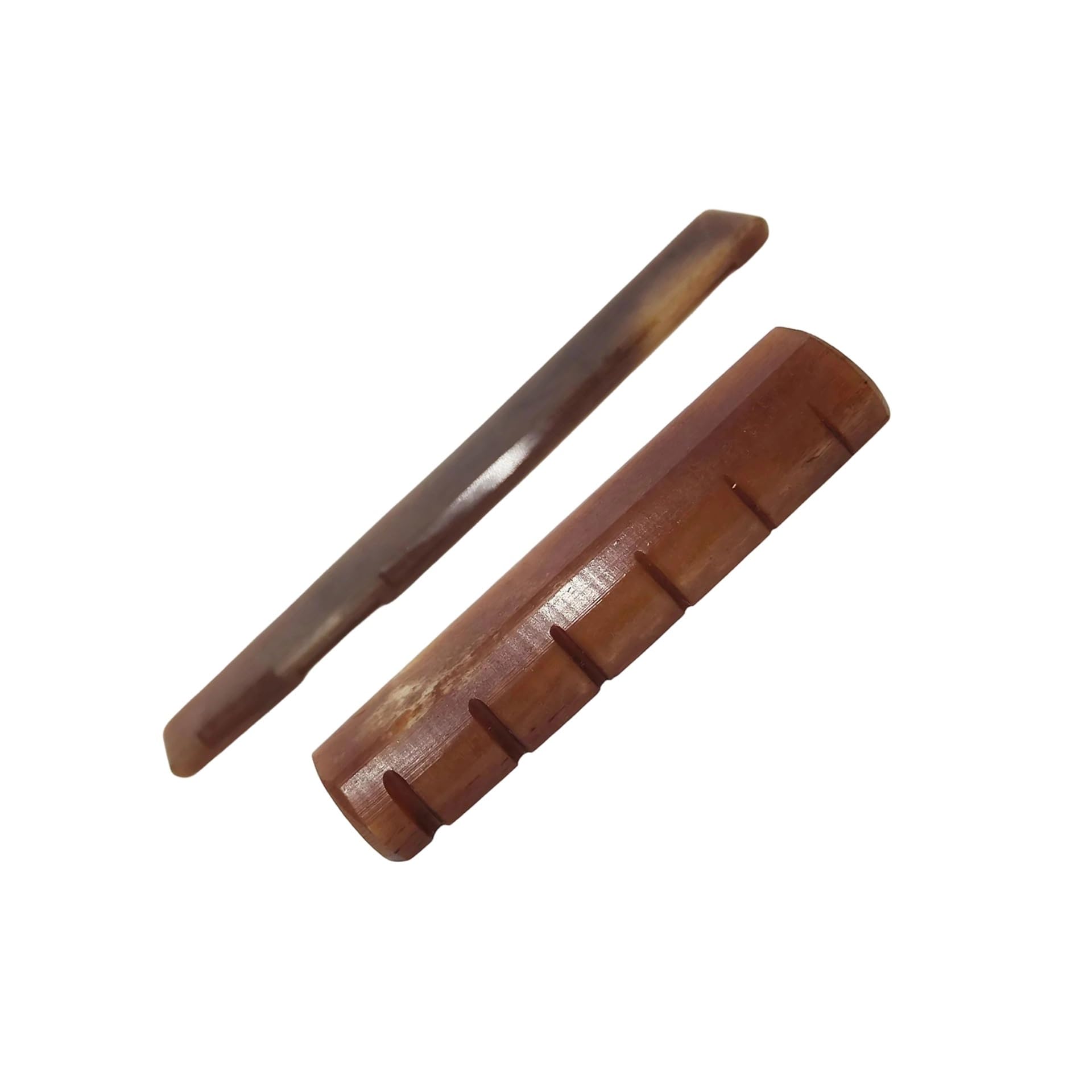 Set di parti per chitarra con capotasto e sella in osso di cammello Sostituzione Del Capotasto Per Chitarra | Realizzato con materiali durevoli e belli (chitarra folk)