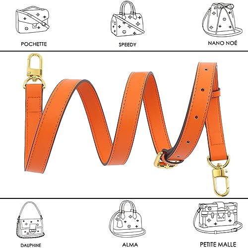 Vachetta Leather Adjustable Crossbody Strap for Leather Shoulder Strap Belt Replacement Suitable for L V Handbags3