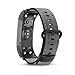 C2D JOY Classic Nylon Weave Band Compatible with Garmin vivosmart HR HR+Plus Approach X10 X40 Replacement Bands Smart Watch Strap with Accessory Adpaters - (06#) Black, Large