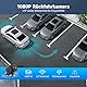 Alpinetech Android Auto Display & Carplay Display, 7 Zoll Car Play Android mit Rückfahrkamera IPS Touch Screen Bluetooth AUX FM Mirror Link Siri, Buddy Display für All Vehicles