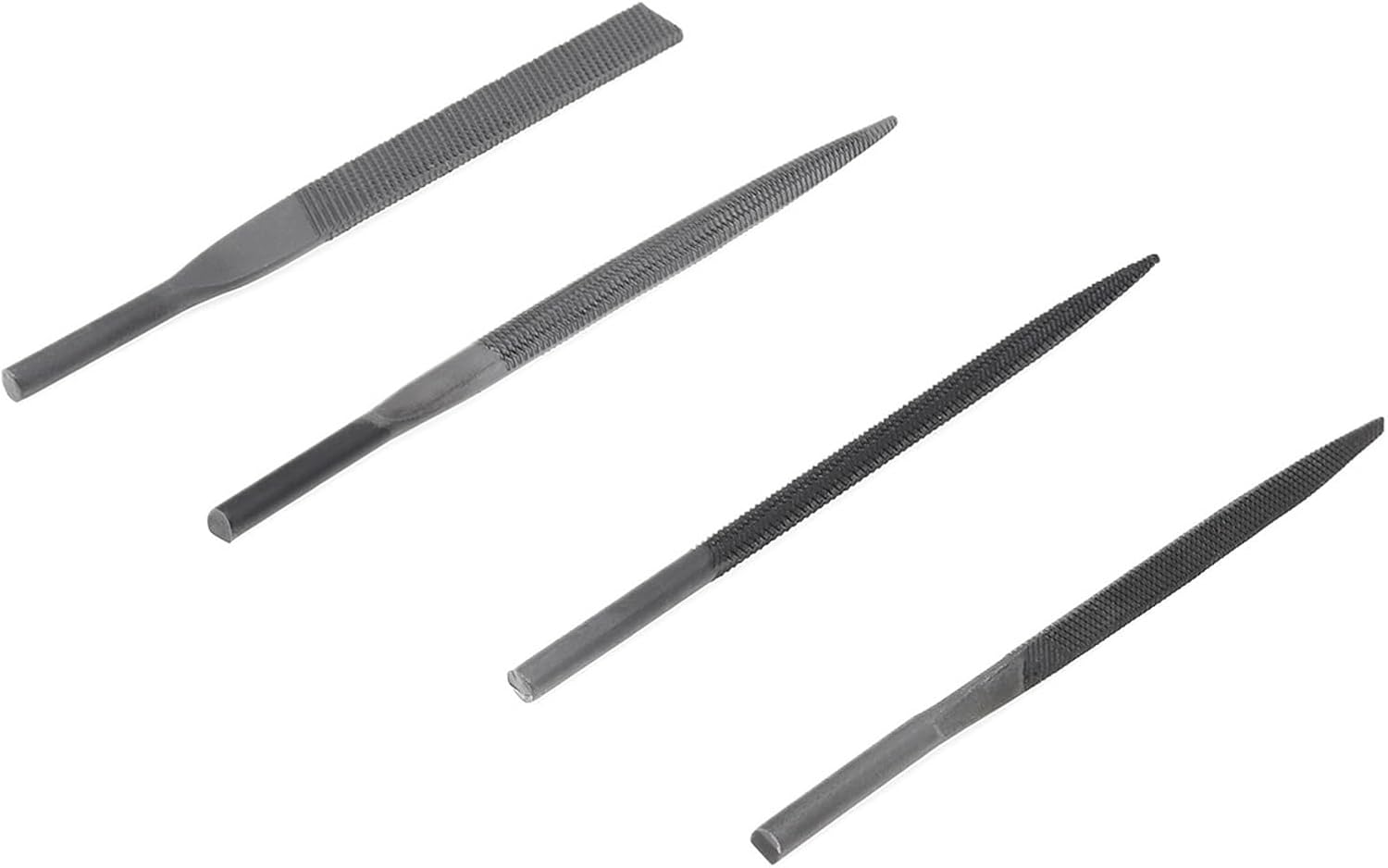 4Pcs 5/6/8/10MM Pneumatic File Bit Assorted File AF-5 Reciprocating File Industrial Electric Pneumatic Tools File Bit Accessory