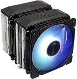 CR-2100Black Jonsbo CR-2100 Boîtier Double pour processeur Noir 2 x 120 mm