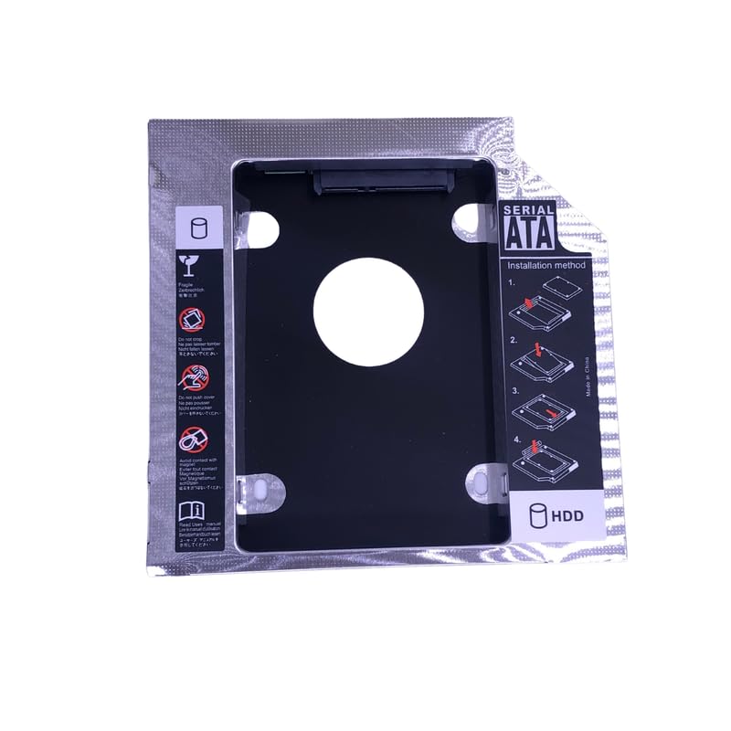 MultyByte Universal 9.5mm SATA HDD/SSD Caddy Adapter for DELL, HP, Lenovo ThinkPad, ACER, ASUS, Sony, Samsung,Laptop CD/DVD-ROM Drive Replacement – Fast & Reliable Connection, Dual Boot Support MultyByte Universal 9.5mm SATA HDD/SSD Caddy Adapter for DELL, HP, Lenovo ThinkPad, ACER, ASUS, Sony, Samsung,Laptop CD/DVD-ROM Drive Replacement – Fast & Reliable Connection, Dual Boot Support