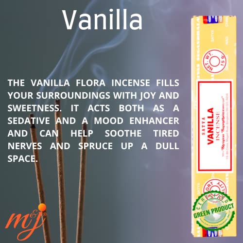 Original Satya Nag Champa Vanilla Incense Sticks - Image 2