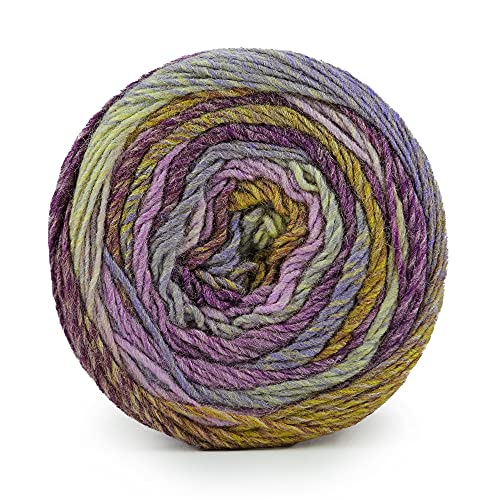 Image of Ganga Acrowools Crypto -100% Acrylic Yarn, Hand Knitting and Crochet Yarn, Pack of 2 Balls - 100Gm Each. Shade No - Ptt2526, Multicolour