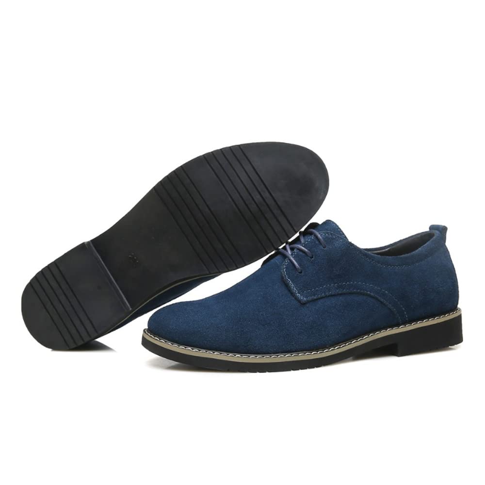 Zapatos Oxford de ante para hombre, estilo clásico británico, mocasines con borlas para uso casual y de negocios, suela suave para conducir