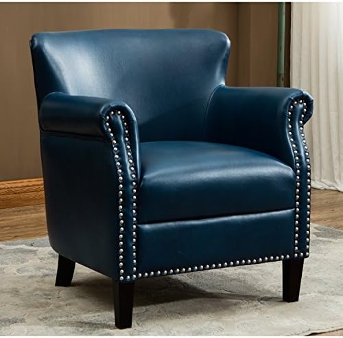Greyson Living Hendrick Navy Blue Club Chair by