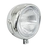 cyclingcolors feu avant scooter moto mobylette compatible avec peugeot 103 mbk 51 diamètre 135mm chromé