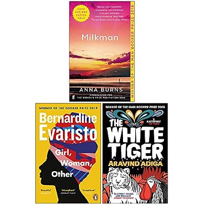 Milkman, Girl Woman Other, The White Tiger 3 Books Collection Set
