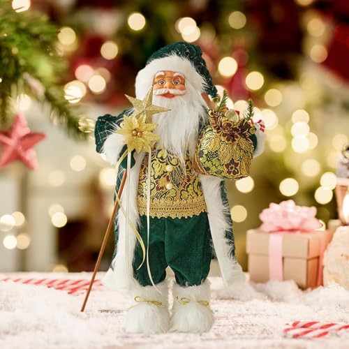 Figurines de père noël pour scène d'exposition et décor de table
