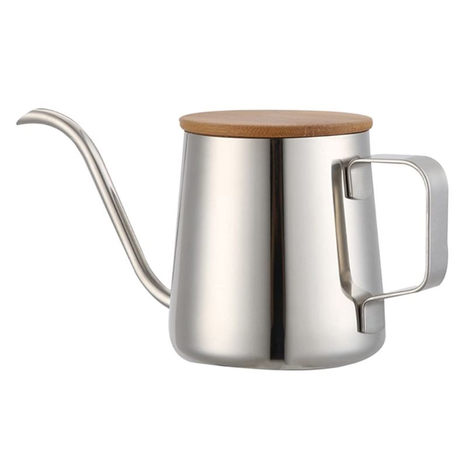 CGCSYZ Teapot with Infuser 350Ml Long Narrow Spout Coffee Pot Gooseneck Kettle Stainless Steel Hand Drip Pour Over Coffee and Tea Pot with Teapots (One Color Silver)