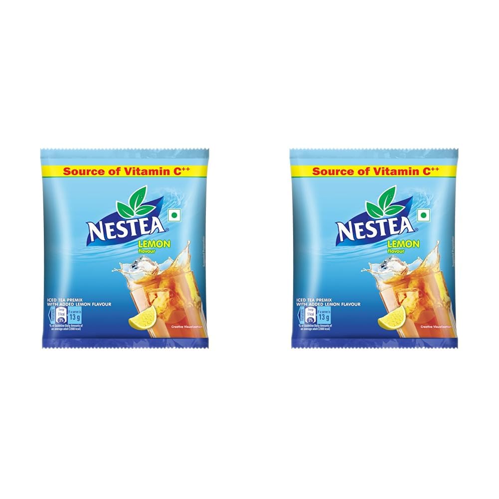 NESTEA Instant Iced Tea, Lemon Flavour Powder - 400 Gram Pouch (Pack of 2) (B0D7Z9552T) Amazon Price History, Amazon Price Tracker