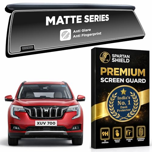 Image of Spartan Shield MATTE Screen Guard For MAHINDRA XUV 700 [2024-2026] || AX3 AX5 SELECT AX7 LUXURY PACK Models || 10.25 Inch Infotainment & Instrument Cluster Touchscreen Protector [Not Tempered Glass] (XUV700 [AX3 /5 /7 /L] MATTE)