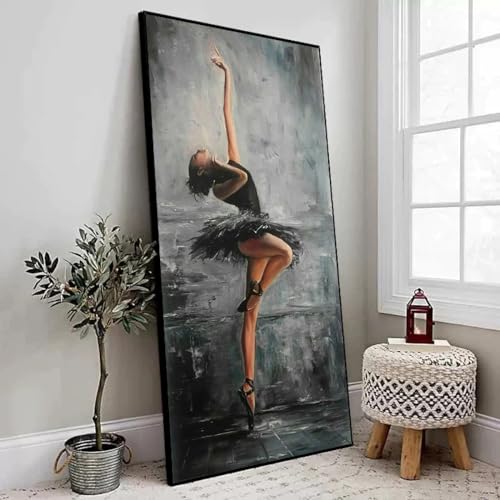 Tableau de ballerine 30x60 cm pour habiller un mur vide