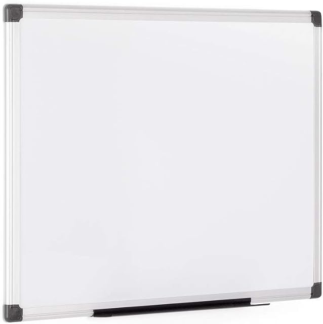 Bi-Office Maya Magnetic Dry Wipe Aluminium Framed Whiteboard 60x45cm