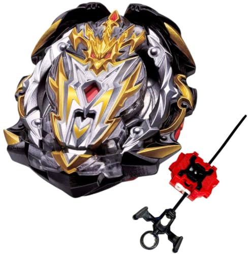 Image of Battlekid Burst Series Apocalypse Raise GT Gatinco Booster B-153 Black Battlingg Bey Set with LR Launcher