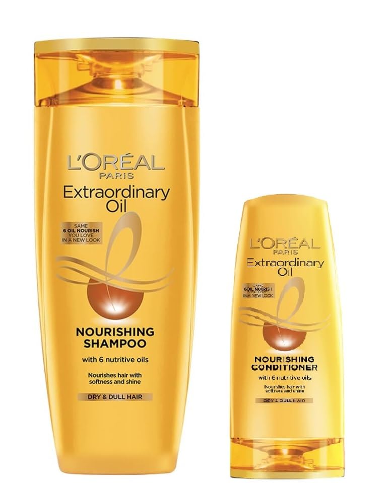 l’oréal paris L'Oreal Paris Extraordinary Oil Hair Combo - Pack of 2 (Shampoo-340ml & Conditioner-71.5ml)-picture-29